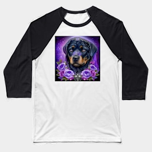 Enigmatic Rottweiler Baseball T-Shirt